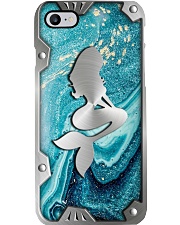 Mermaid Metal Pattern Print Phone Case i-phone-8-case