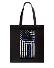 Back the blue Tote Bag tile