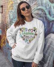 Gardening is a work of heart Crewneck Sweatshirt lifestyle-unisex-sweatshirt-front-3