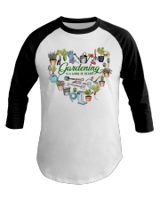 Gardening is a work of heart Baseball Tee tile