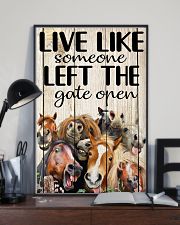 Live like someone left the gate open 11x17 Poster lifestyle-poster-2