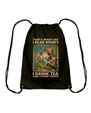 That's what I do Drawstring Bag tile