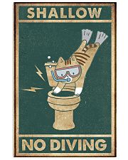 Shallow no diving 11x17 Poster front