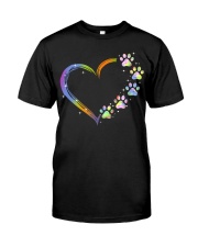 Colorful heart Classic T-Shirt tile