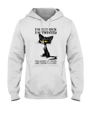 I am not sick i'm twisted Hooded Sweatshirt tile