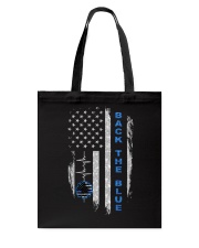 Back the blue Tote Bag tile