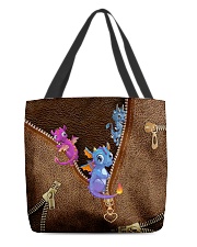 Dragon Leather Pattern Print All-over Tote front