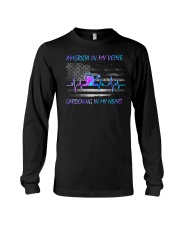 America in my veins Gardening in my heart Long Sleeve Tee tile