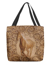 Horse Leather Pattern Print All-over Tote back