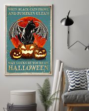 When black cats Halloween 11x17 Poster lifestyle-poster-1