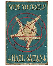 Wipe Yourself Hail Satan 11x17 Poster front