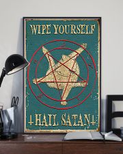 Wipe Yourself Hail Satan 11x17 Poster lifestyle-poster-2