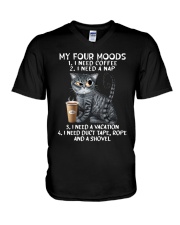 My Four Mood V-Neck T-Shirt tile