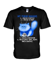 My Four Mood V-Neck T-Shirt tile