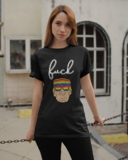 F blurred Classic T-Shirt apparel-classic-tshirt-lifestyle-19