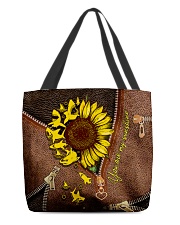 You are my sunshine Leather pattern print All-over Tote front