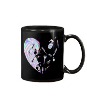 Hologram heart Mug tile
