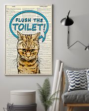 Flush the toilet 11x17 Poster lifestyle-poster-1
