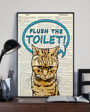 Flush the toilet 11x17 Poster lifestyle-poster-2