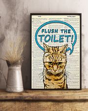 Flush the toilet 11x17 Poster lifestyle-poster-3