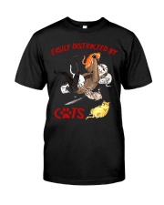 Easily distracted by cats Classic T-Shirt front