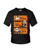 He Protec He Attac Youth T-Shirt tile