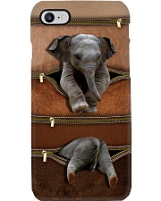 Elephant Leather Pattern Print Phone Case i-phone-8-case