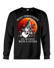 Never underestimate an old man Crewneck Sweatshirt front