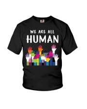 We are all human Youth T-Shirt tile