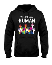 We are all human Hooded Sweatshirt tile