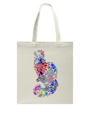Floral Cat Tote Bag tile