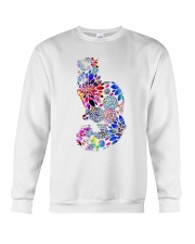 Floral Cat Crewneck Sweatshirt tile
