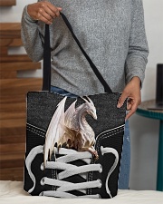 White dragon All-over Tote aos-all-over-tote-lifestyle-front-10