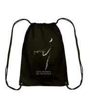 Hello darkness my old friend Drawstring Bag tile