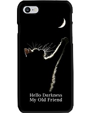 Hello darkness my old friend Phone Case tile