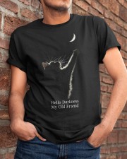 Hello darkness my old friend Classic T-Shirt apparel-classic-tshirt-lifestyle-26
