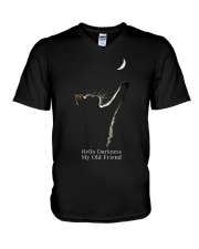 Hello darkness my old friend V-Neck T-Shirt tile