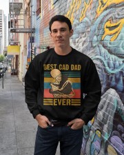 Best cat dad ever Crewneck Sweatshirt lifestyle-unisex-sweatshirt-front-2