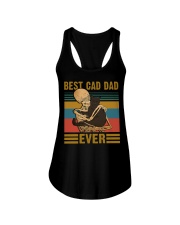 Best cat dad ever Ladies Flowy Tank tile