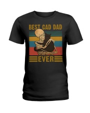 Best cat dad ever Ladies T-Shirt tile