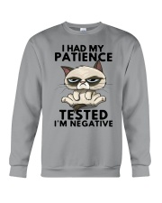 I had my patience tested Crewneck Sweatshirt tile
