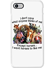 I don't care Phone Case tile
