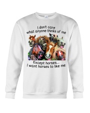 I don't care Crewneck Sweatshirt tile