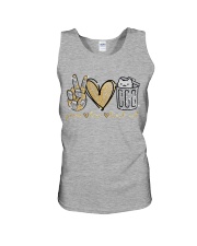 Peace Love Trash cat Unisex Tank tile