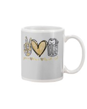 Peace Love Trash cat Mug tile