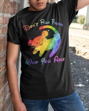 Don't Run From Who You Are Classic T-Shirt apparel-classic-tshirt-lifestyle-27