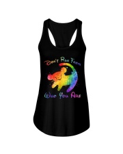 Don't Run From Who You Are Ladies Flowy Tank tile