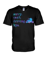 Sorry can't V-Neck T-Shirt tile