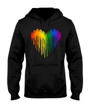Dripping pride heart Hooded Sweatshirt tile