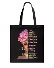 God says you are Tote Bag tile